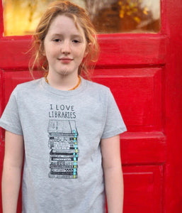 I Love Libraries T-Shirt – and Star